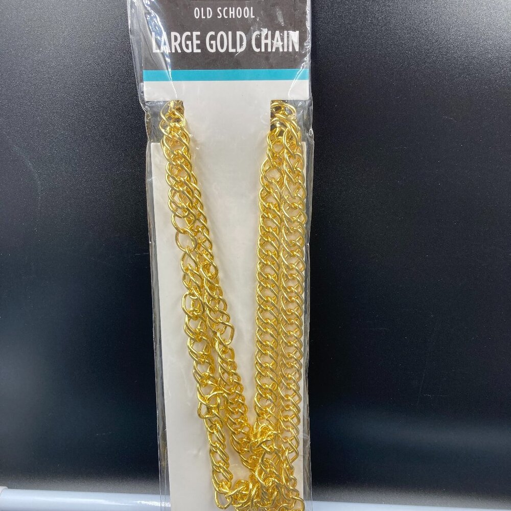 Suit Yourself Old School Large Gold Chain 39" Colored